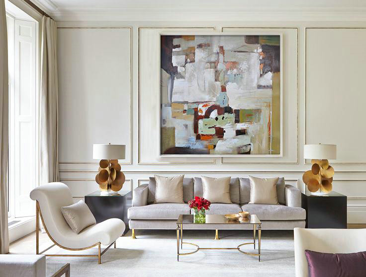 Large Abstract Art,Oversized Contemporary Art,Multicolor Abstract Painting,Brown,White,Red,Dark Green.etc
